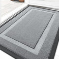 OLANLY Front Door Mat Outside 33x21, All-Season Heavy-Duty Rubber Doormat | Ash by OLANLY