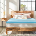 Subrtex Mattress Topper, Memory Foam Mattress Topper, Gel-Infused Memory Foam Topper for Side Stomach Sleepers, Breathable Bed Toppers (3 Inch, Full)