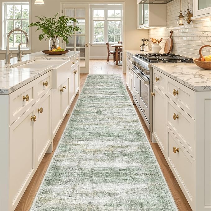 2x10 Runner Rug Non Slip, Washable Hallway Runner Rug, Laundry Room, Soft - Image 5