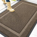 OLANLY Front Door Mat Outside 47x30, All-Season Heavy-Duty Rubber Doormat | by OLANLY