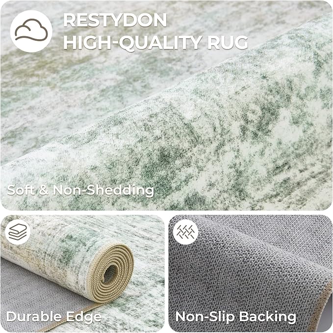2x12 Runner Rug Non Slip, Washable Hallway Runner Rug, Laundry Room, Soft - Image 7