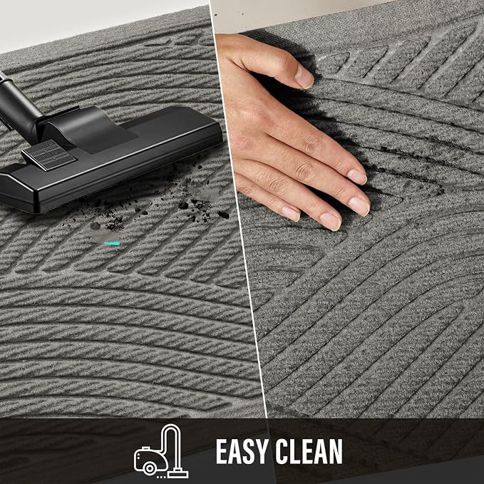 Sturdy Front Door Mat, Absorbent Muddy Dirt Resist Welcome Door Mats Outdoor - Image 7
