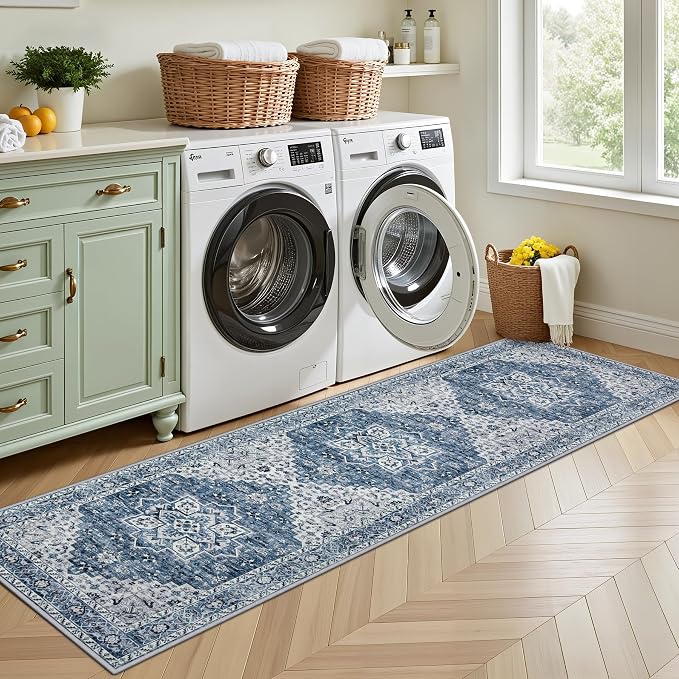 Hallway Runner Rug: 2.6x8 Kitchen Boho Rugs - Image 4