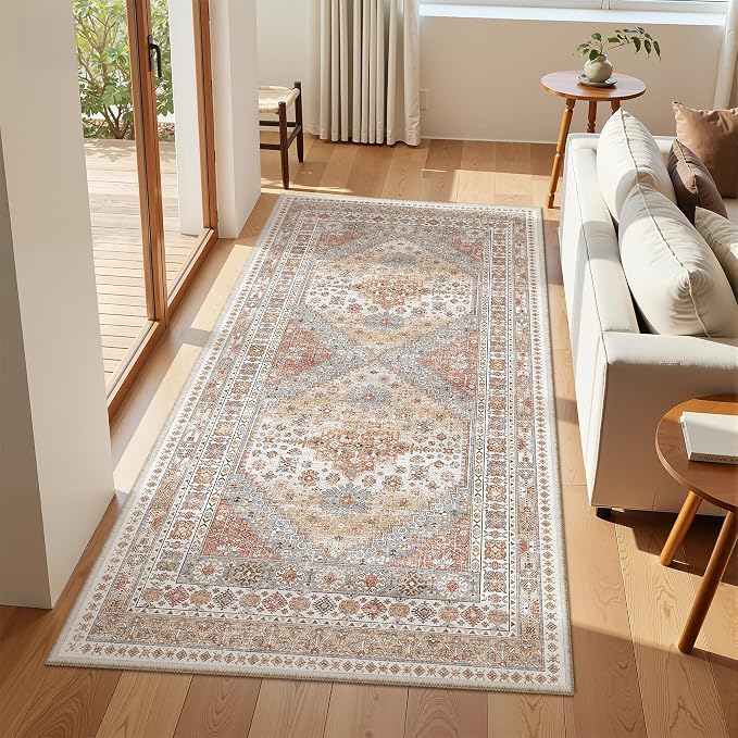 3x6 Runner Rug Non Slip, Washable Hallway Runner Rug, Nursery Room, Soft Runner - Image 3