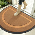 OLANLY Half Circle Front Door Mat Outside 35x23 All-Season Rubber Doormat | by OLANLY