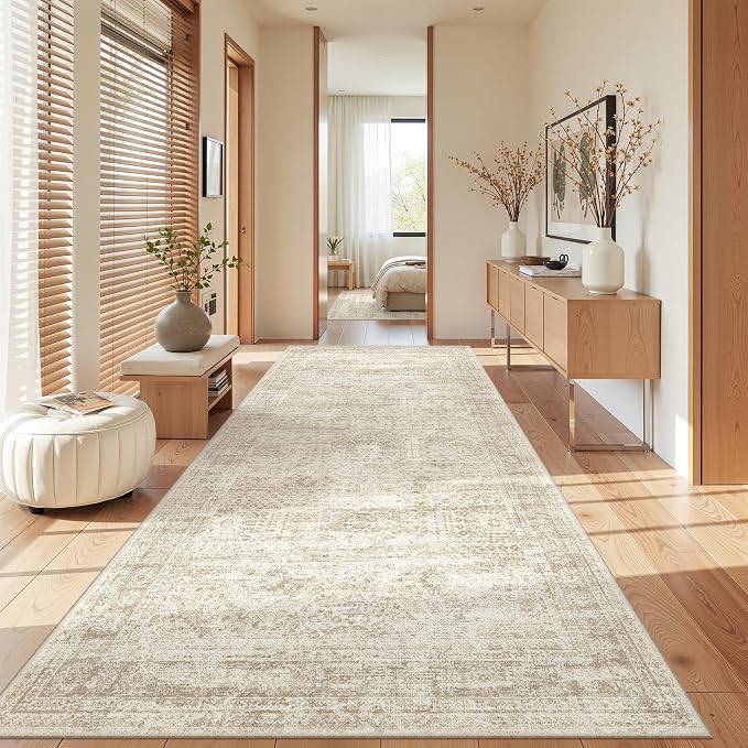 4x8 Rug Non Slip, Washable Hallway Runner Rug, Nursery Room, Soft Runner Rug - Image 4