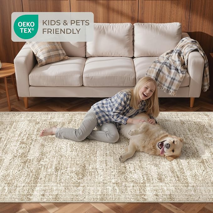 2x10 Runner Rug Non Slip, Washable Hallway Runner Rug, Laundry Room, Soft - Image 9