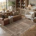 Schweek Brown 5x7 Area Rugs Washable Non Slip Rug by Schweek