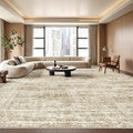 8x10 Area Rugs for Living Room, Large Washable Rug, Dining Room, Low Pile by Restydon