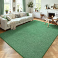 5x7 Area Rugs for Living Room Non Slip Dorm Bedroom Rug, Matte Green | Modern by AROGANAREARUG