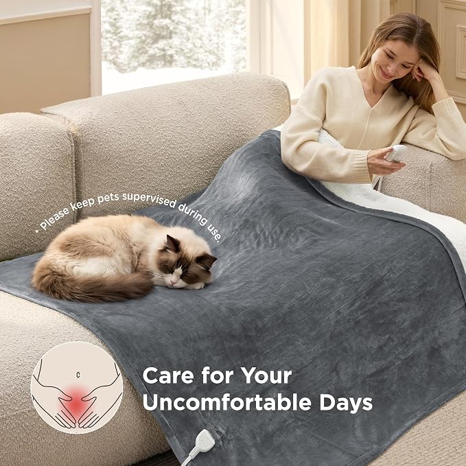 Bedsure Heated Blanket Throw Blanket - Image 7