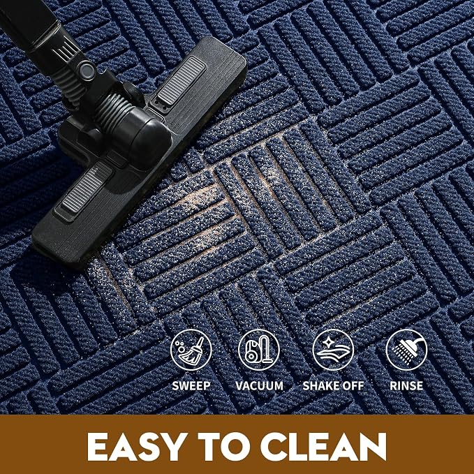 Front Door Mat, Heavy Duty Waterproof Doormat 29.5"x17", Stain Fade Resistant - Image 7