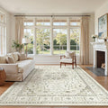 6x9 Area Rugs for Living Room, Large Washable Rug, Dining Room, Low Pile by Zesthome