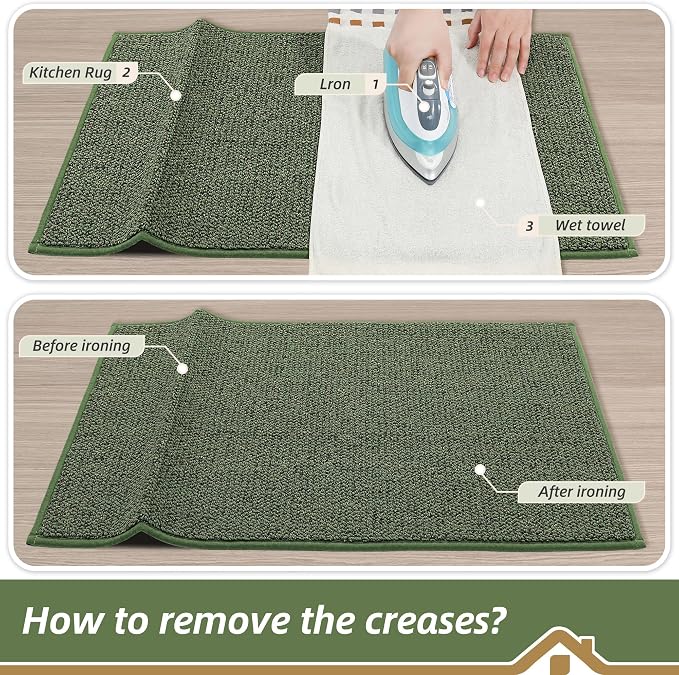 BEQHAUSE Kitchen Runner Rugs 20"x48", Kitchen Mats - Image 9