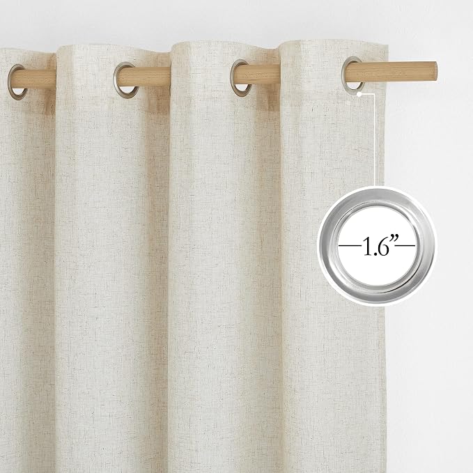 NICETOWN Linen Polyester Curtains - Image 4