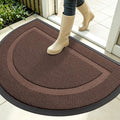 OLANLY Half Circle Front Door Mat Outside 35x23 All-Season Rubber Doormat | by OLANLY