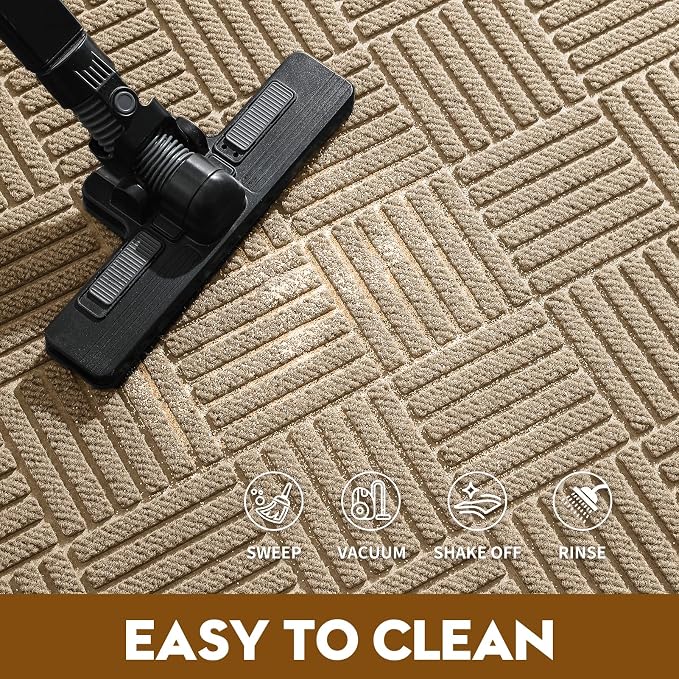 Front Door Mat, Heavy Duty Waterproof Doormat 61.5"x36", Stain Fade Resistant - Image 6