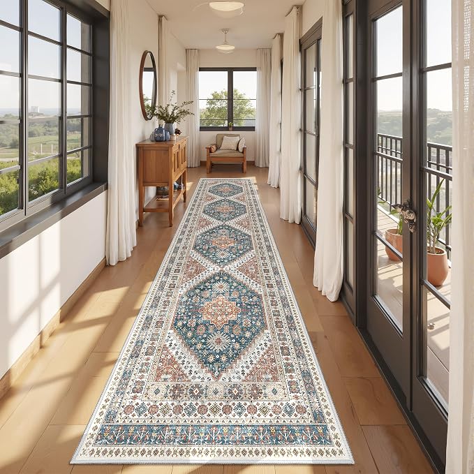Runner Rug 2x10, Washable Rugs for Entryway Rug, Bathroom Bedroom - Image 3