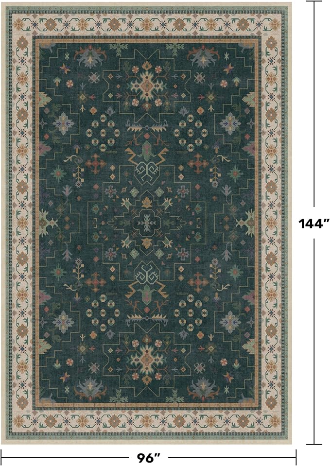 Vintage 8x12 Large Area Rugs for Living Room - Image 2