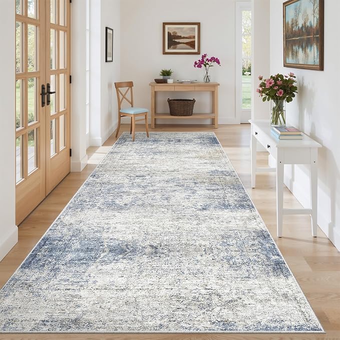 4x8 Rug Non Slip, Washable Hallway Runner Rug, Nursery Room, Soft Runner Rug - Image 4