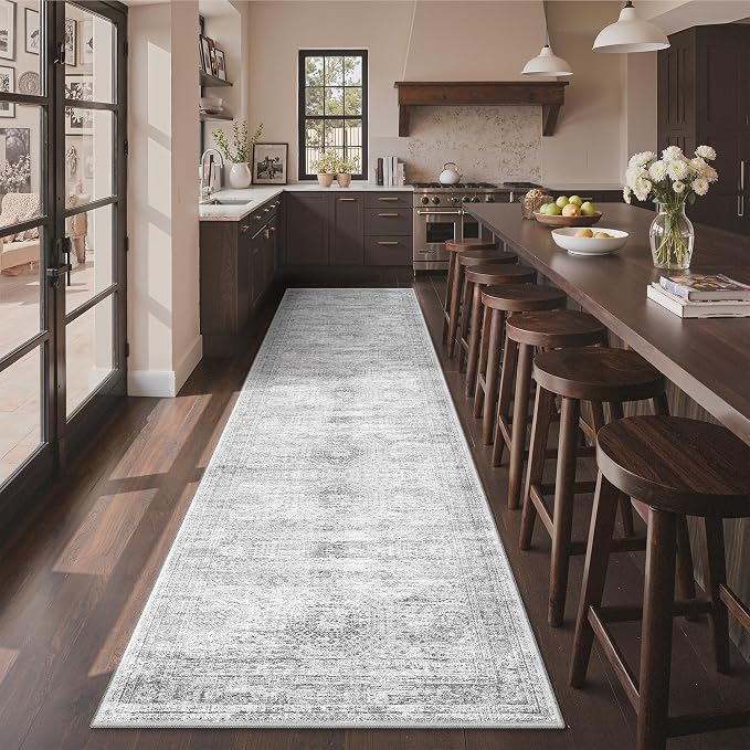 3x12 Runner Rug Non Slip, Washable Hallway Runner Rug, Living Room, Long Rug - Image 5