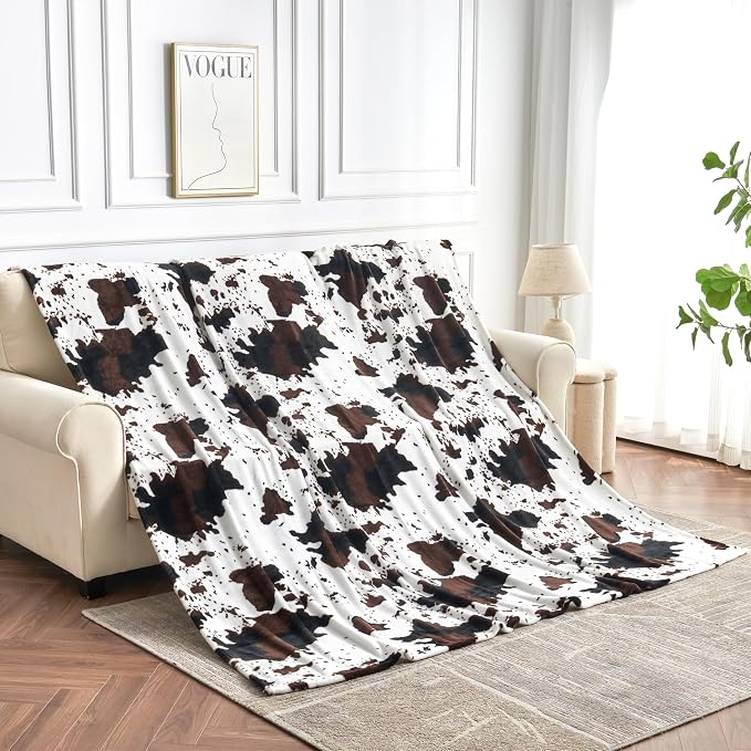 Edenleaf Queen Size Cow Blanket - Image 4