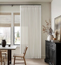 92 Inch Long Pinch Pleat Natural Linen Blend Semi Sheer Curtains 50Wx92L | by Twodrapes