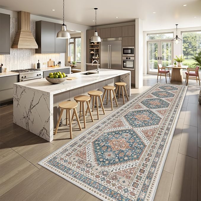 Hallway Runner Rug 2x12 Extra Long Washable Runner, Non Slip Runner - Image 3