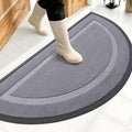 OLANLY Half Circle Front Door Mat Outside 47x23 All-Season Rubber Doormat | by OLANLY