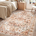 SERISSA 4x6 Washable Non Slip Boho Area Rug by SERISSAHomeDecorCollection