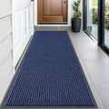OLANLY Front Door Mat 59x23, Waterproof Heavy-Duty Indoor Outdoor Doormat | Blue by OLANLY