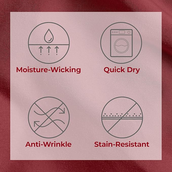 Mellanni Extra Deep King Sheets - 4 PC Iconic Collection Bedding - Hotel Luxury, Ultra Soft, Cooling Bed Sheets - Wrinkle, Fade, Stain Resistant (King, Brick Red)