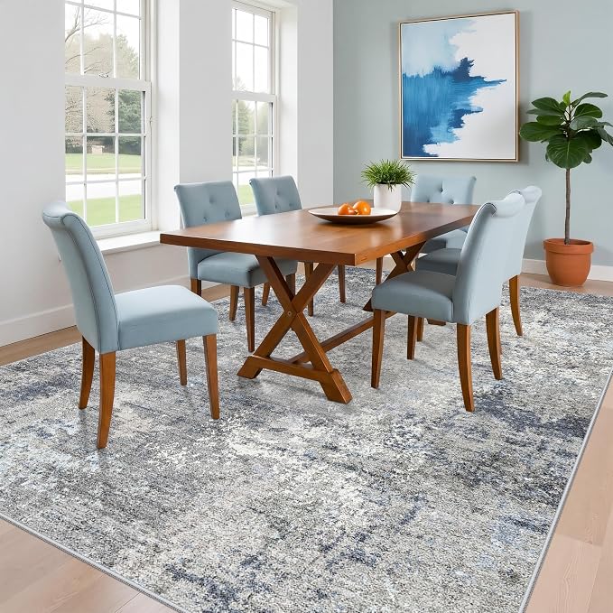 7x10 Rug for Living Room Washable – Non-Slip Soft Carpet for Bedroom Dining Room - Image 4