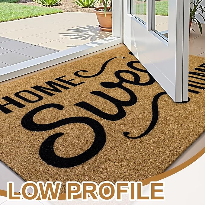 OLANLY Front Door Mat, Low Profile Doormat, Stain and Fade Resistant, - Image 4