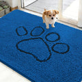 OLANLY Dog Door Mat for Muddy Paws 35x16, Paw Print Design Chenille Mud Mat | by OLANLY