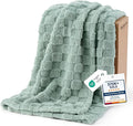 Bedsure GentleSoft Sage Green Throw Blanket by Unknown