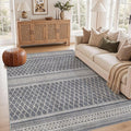 cotiled Boho 5x8 Area Rugs for Living Room: Soft Moroccan Washable Rug | Solve by COTILED