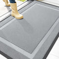OLANLY Front Door Mat Outside 47x32, All-Season Heavy-Duty Rubber Doormat | Ash by OLANLY