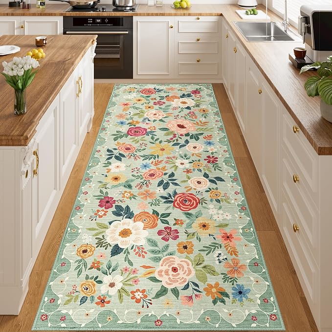 DUKINO 3x8 Kitchen Runner Rug, Washable Rug - Image 6