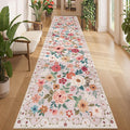 DUKINO 3x12 Washable Runner Rug, Long Hallway Runner Rug Non Slip, Low Pile by DUKINO