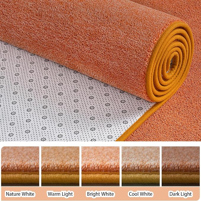 2x8 Runner Rug for Hallway, Long Runner Rugs Non Slip, Non Slip Backing Runners - Image 4