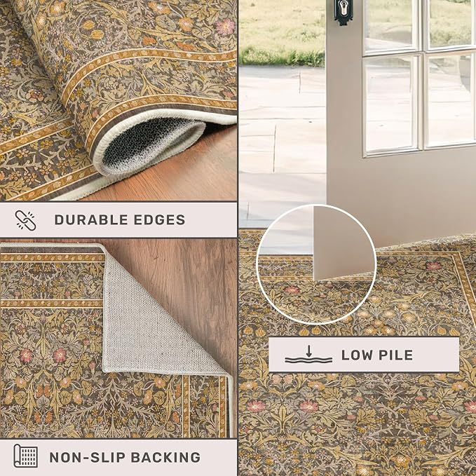 Washable Living Room Rug 6x9 - Image 5