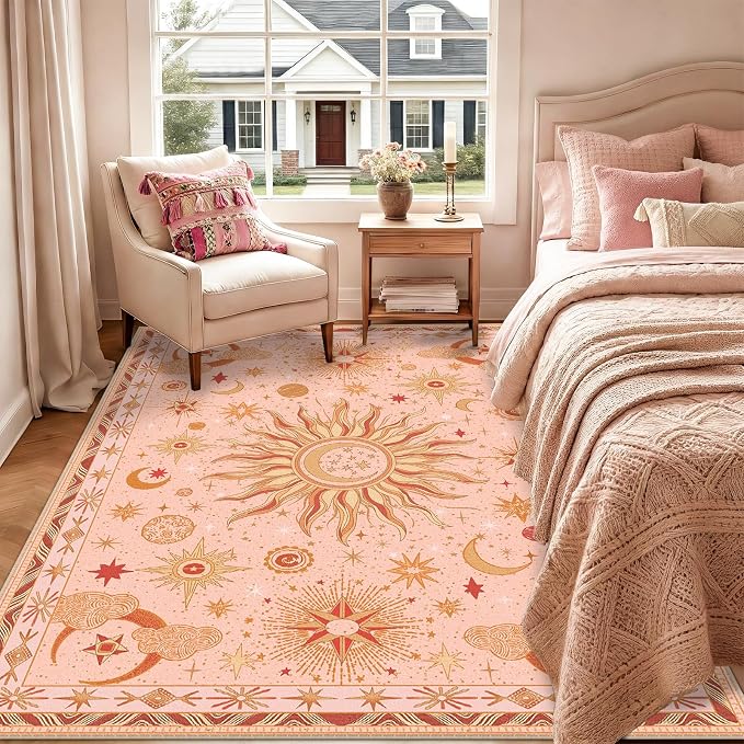 Vacuum-Friendly, 6x9 Washable Area Rug - Image 2