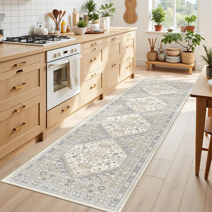 Runner Rug 2x8 Runners for Hallways Non Slip Washable Rugs, Low Pile Soft - Image 3