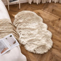 MIULEE Fluffy Area Rug 3x5 ft Faux Fur Sheepskin Rug by MIULEE