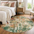 RELEANY Washable Round 4ft Area Rug by RELEANY