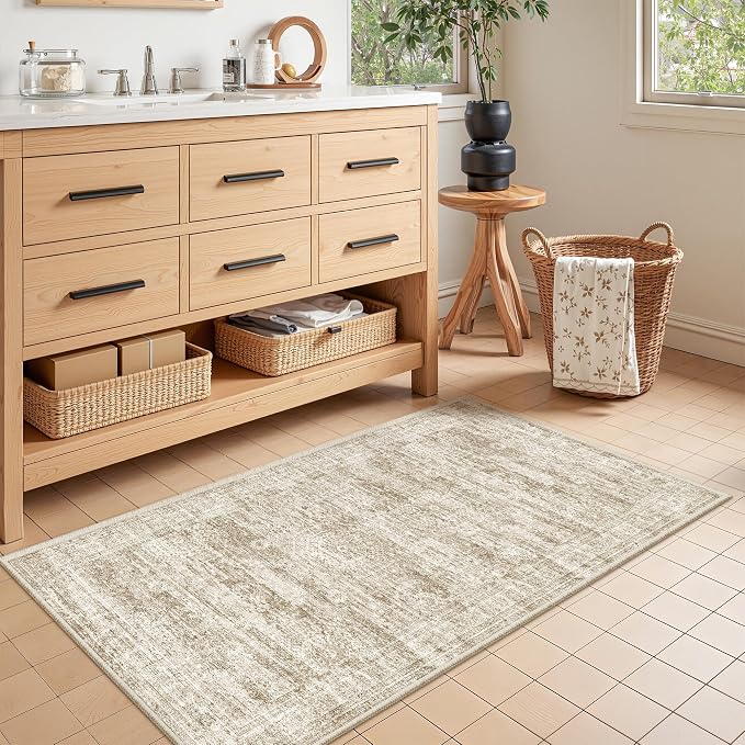 2x4 Rug Runners for Hallways Non Slip, Nursery Room, Soft Runner Rug, Stain - Image 4