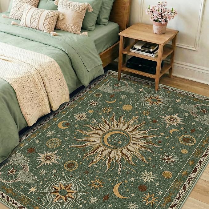 Vacuum-Friendly, 4x6 Washable Area Rug - Image 2