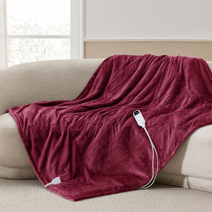 Bedsure Heated Blanket Throw, Soft Electric Blanket - Image 9