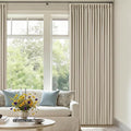 Oatmeal Beige 70 Inch Extra Wide 100% Blackout Curtain 84 Inches Long | Pinch by Twodrapes